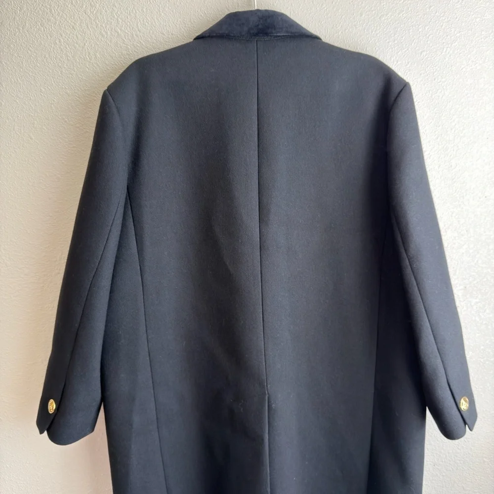 SANDRO Offy Double Breasted Long Coat - Picture 9 of 14